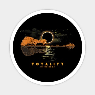 America Guitar Totality 04 08 24 Total Solar Eclipse 2024 Magnet